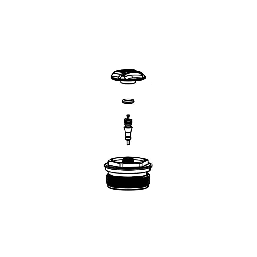 RockShox Top Cap - XC32/ReconS BLK