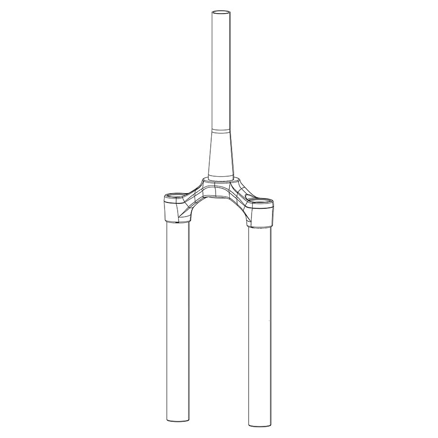 RockShox CSU Lyrik/Yari DPA 27B DFBLK
