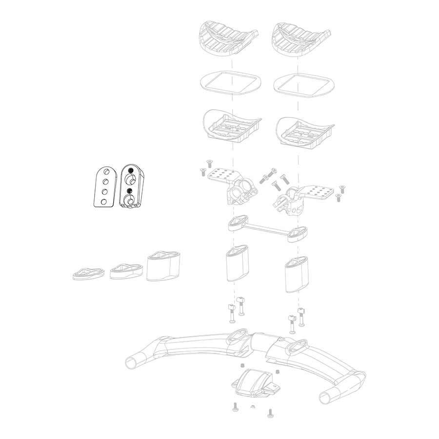 Zipp Vuka Aero C1 Armrest Angle Wedge Kit