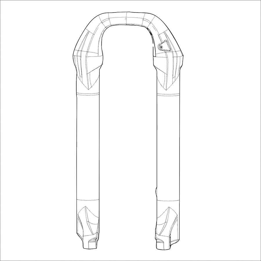 RockShox Lower Leg - 35G Fender