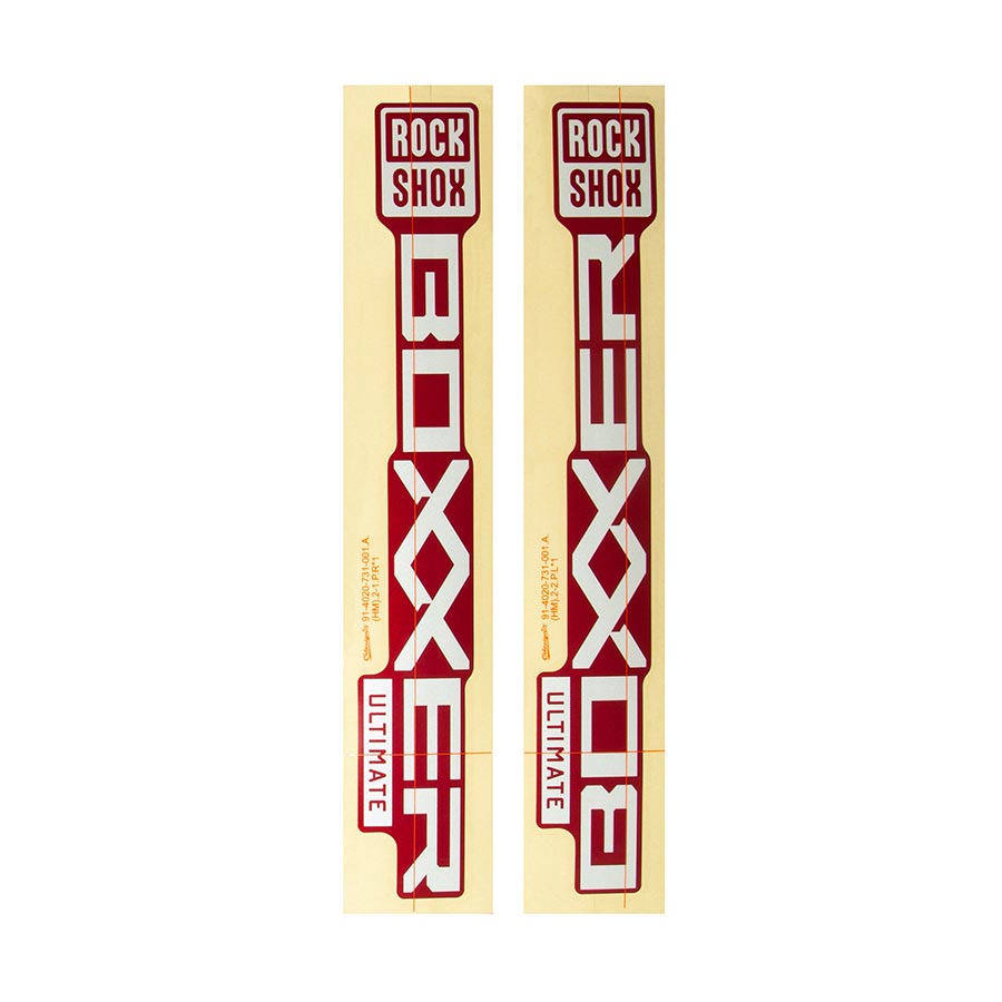 RockShox Boxxer Ult D1 Decal Kit