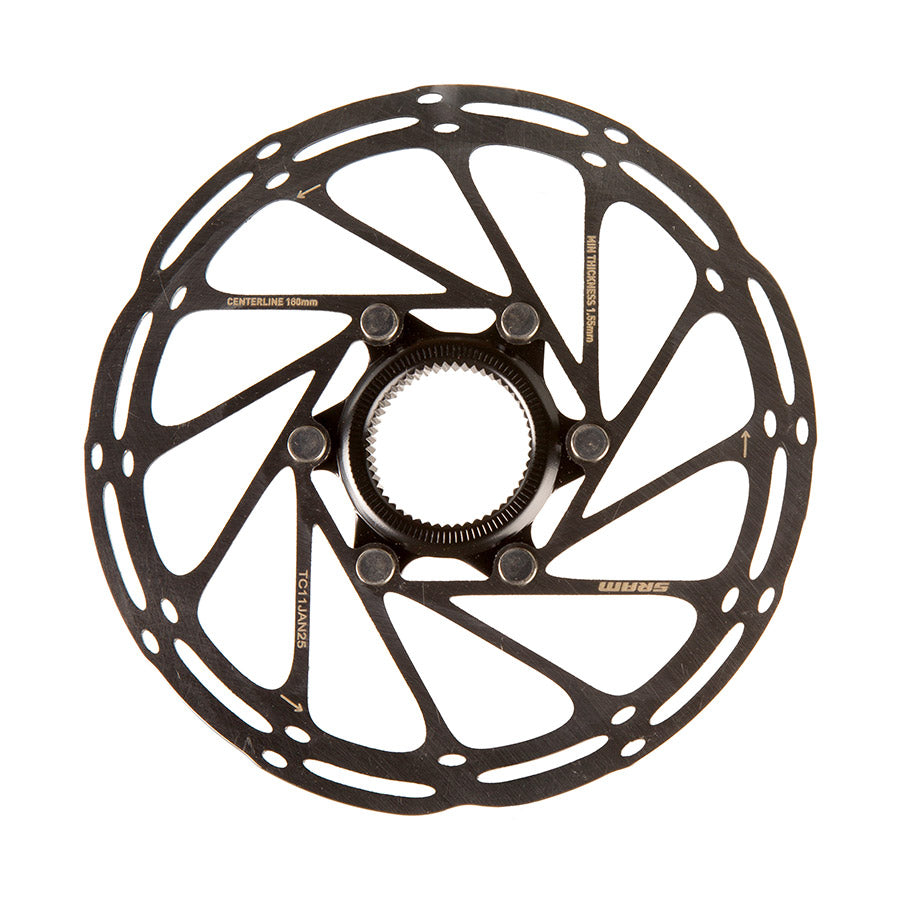 SRAM Centerline CenterLock Black