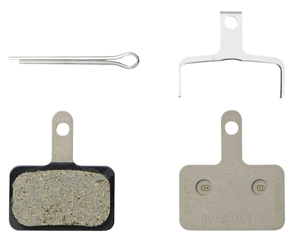Brake Pads Shimano H03A RESIN PAD W/FIN & SPRING