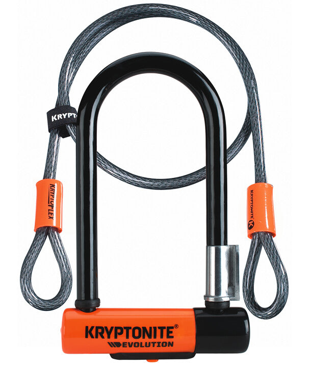 Kryptonite Evolution Mini-7 W/4' Flex Cable