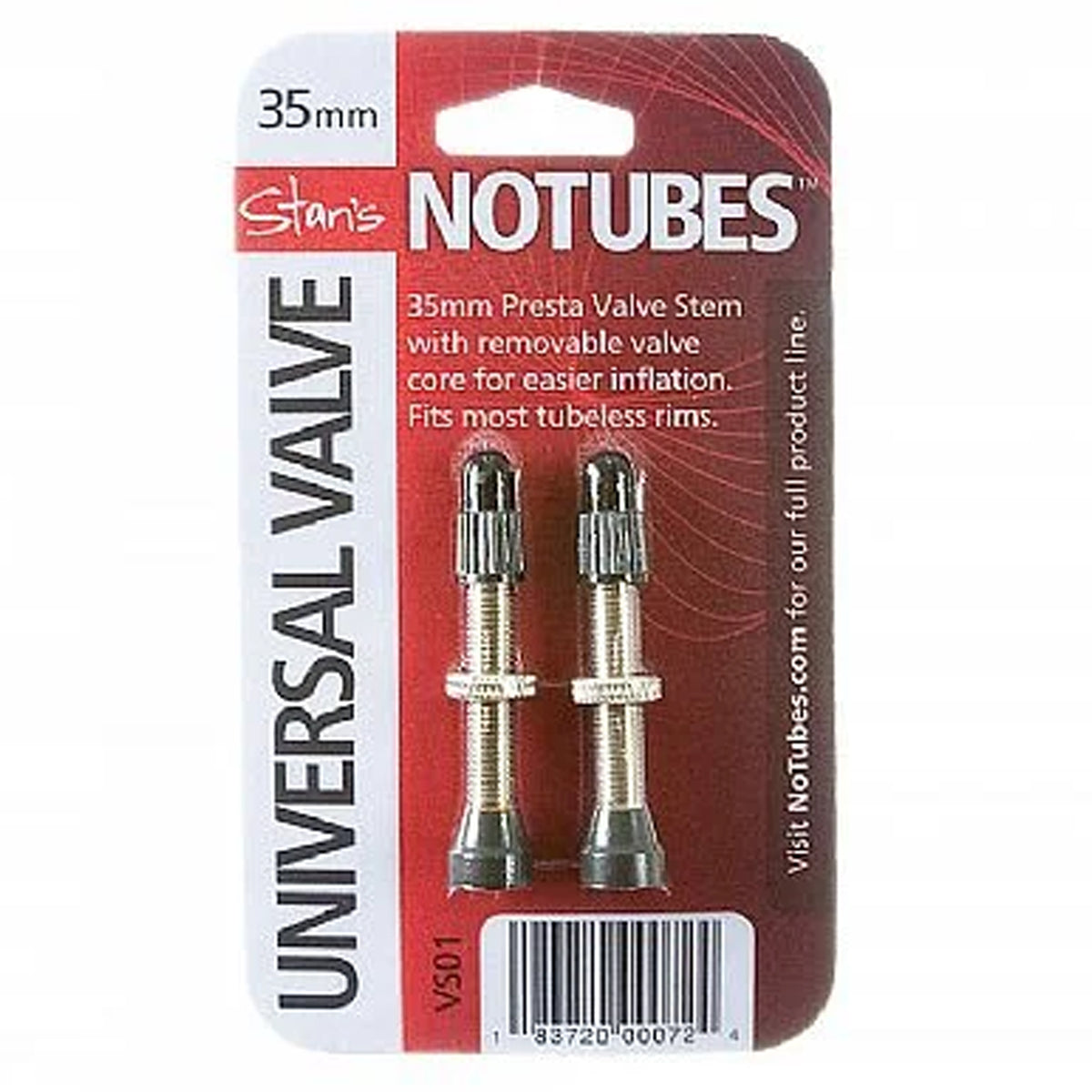 Valve Stem Stan's NoTubes 35mm Presta