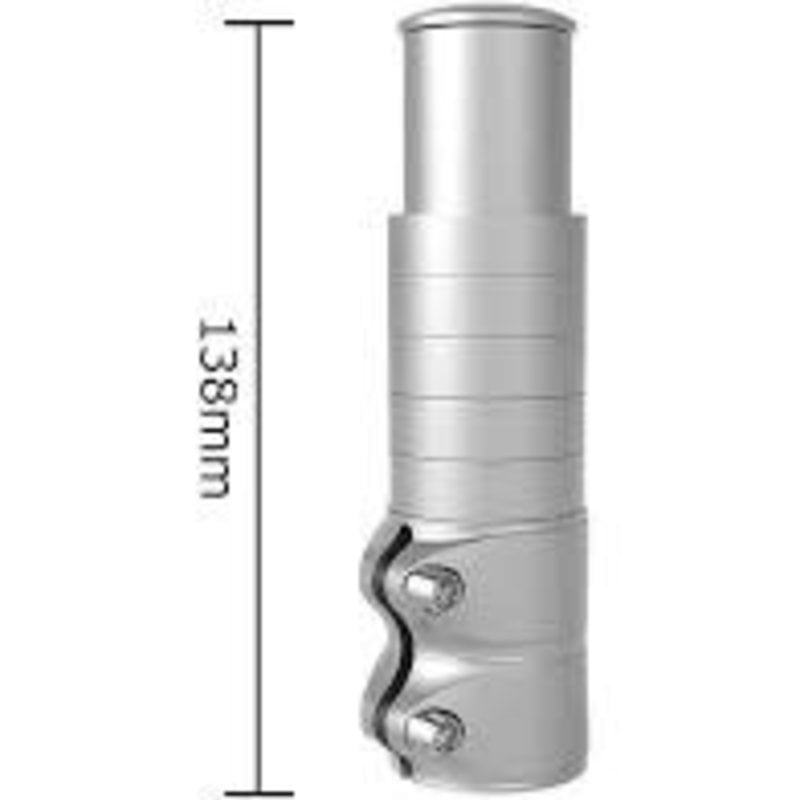 Extender 49N Threadless Silver