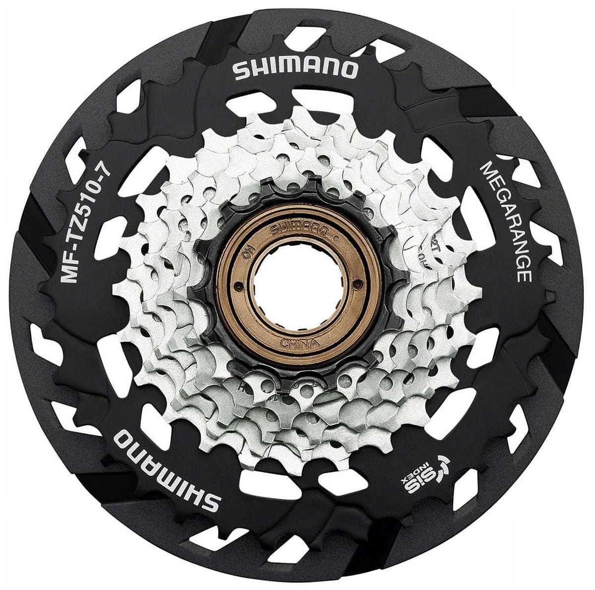 Multiple Freewheel Shimano MF-TZ510 7sp 14-34T W/Spoke Protector