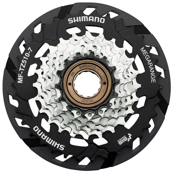 Multiple Freewheel Shimano MF-TZ510 7sp 14-34T W/Spoke Protector