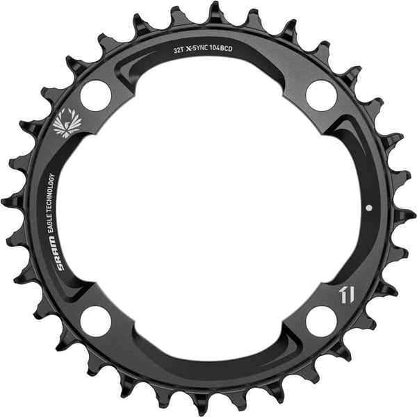 Chainring Sram 32T X-sync Eagle 104 Black