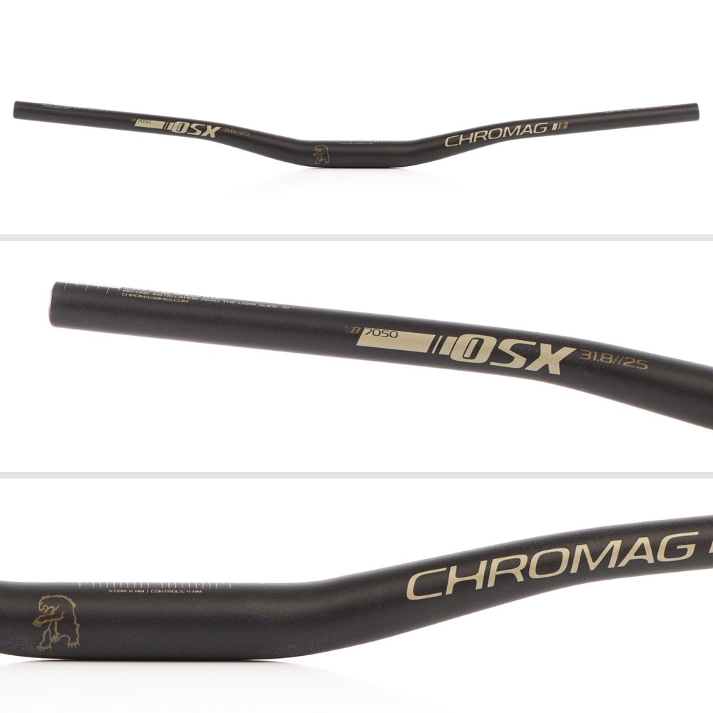 Chromag Handlebar OSX 31.8mm Clamp 35mm Rise- Black