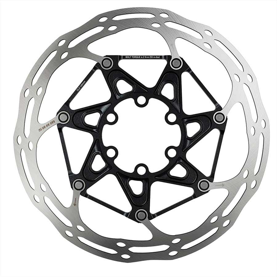 Rotor SRAM Centerline 2P Round 6B 180mm Ti Hardware