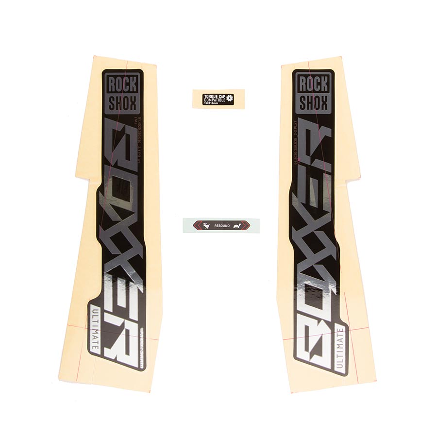 RockShox Decal - Boxxer ULT Polar/Black