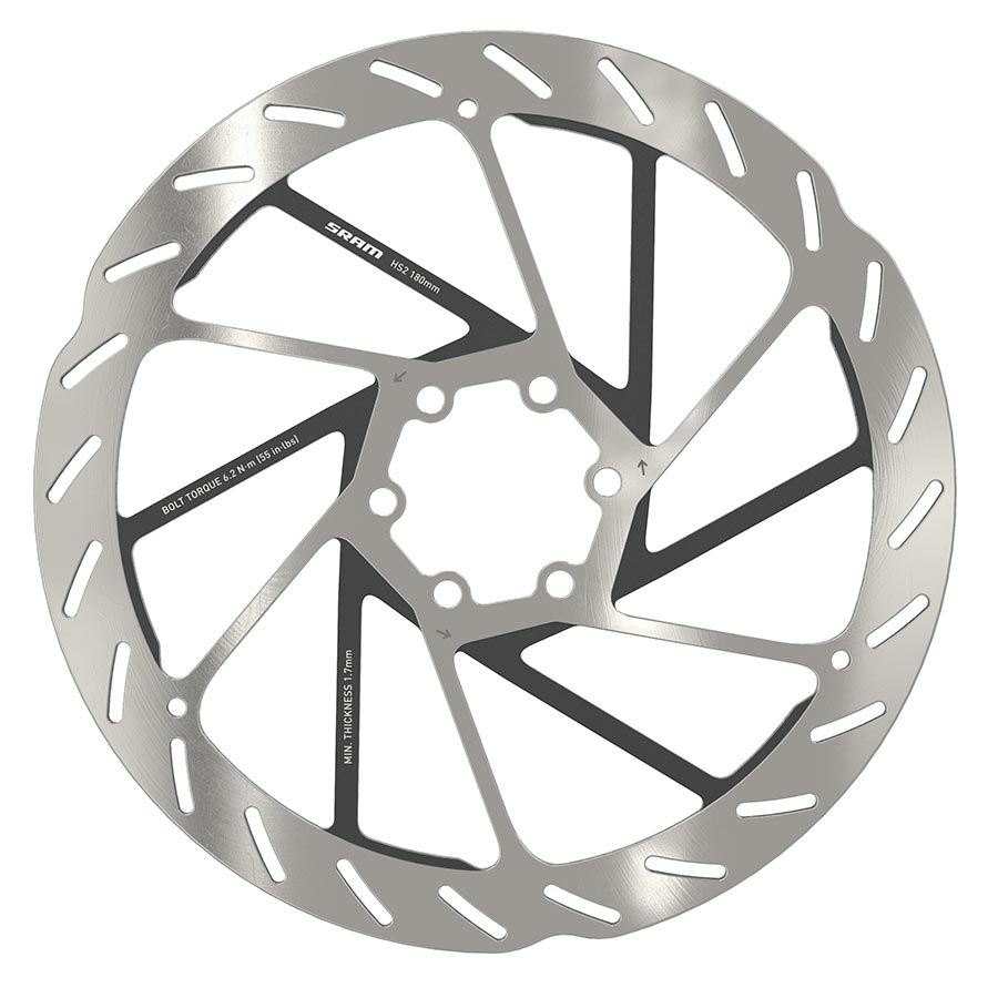 Rotor SRAM HS2 6-bolt 180mm ISO 6B