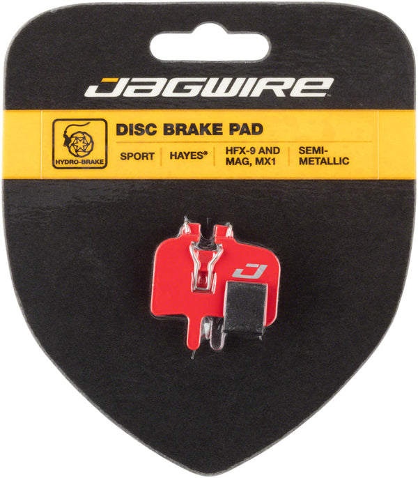 Jagwire, Mountain Sport, Disc brake pads, Semi-metallic, Hayes HFX, MX1