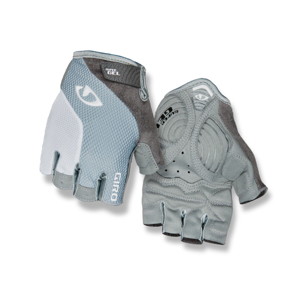 Gloves Giro Stradamassa SuperGel Ti/Grey White - Small