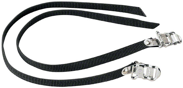 Basic Toe Straps Dimension Nylon 450mm Black Pair
