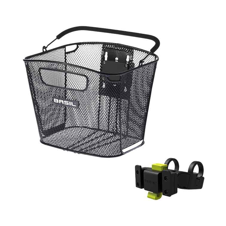 Basket Basil Bold Front Black